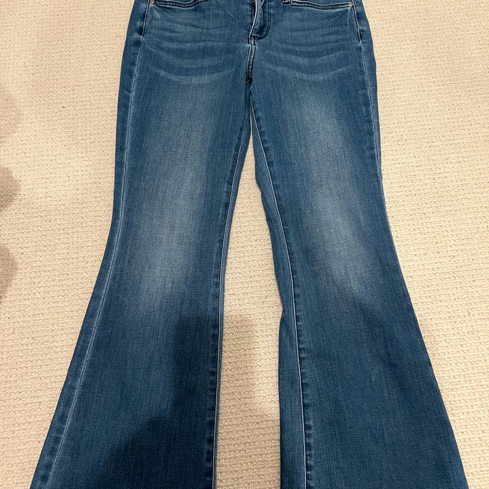 NYDJ flare bootcut stretch jeans mid rise